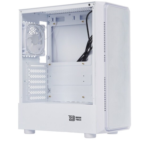 Корпус BaseTech eXtreme GFX-03 [BT-GFX-03W-MESH-4F-RGB] белый