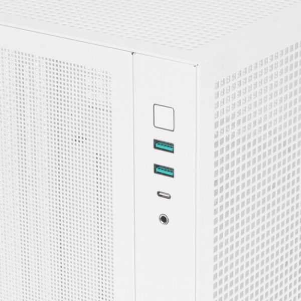 Корпус DEEPCOOL CH170 DIGITAL WH [R-CH170-WHNPI0D-G-1] белый