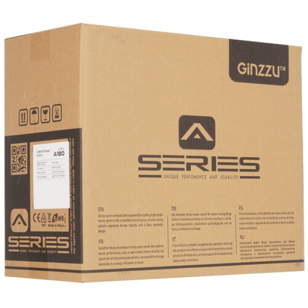 Корпус Ginzzu A180 черный