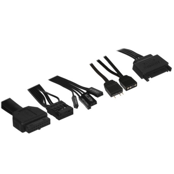 Корпус PCCooler C3D510 BK ARGB [C3D510-BKP3-GL] черный