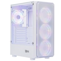 Корпус BaseTech eXtreme GFX-03 [BT-GFX-03W-MESH-4F-RGB] белый
