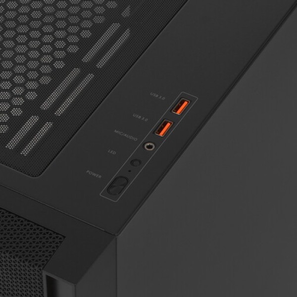 Корпус PCCooler C3D510 BK ARGB [C3D510-BKP3-GL] черный