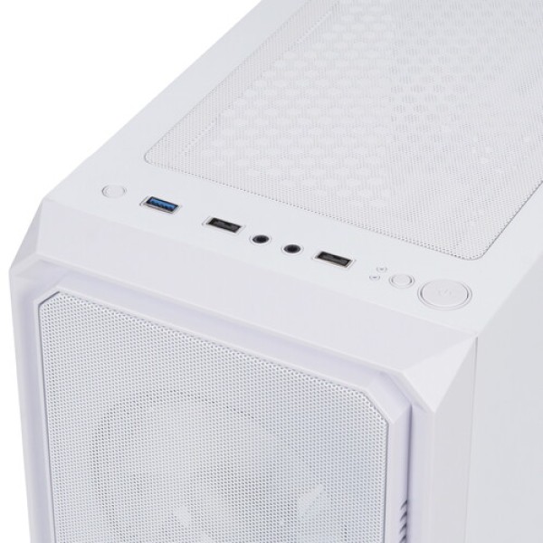 Корпус BaseTech eXtreme GFX-03 [BT-GFX-03W-MESH-4F-RGB] белый