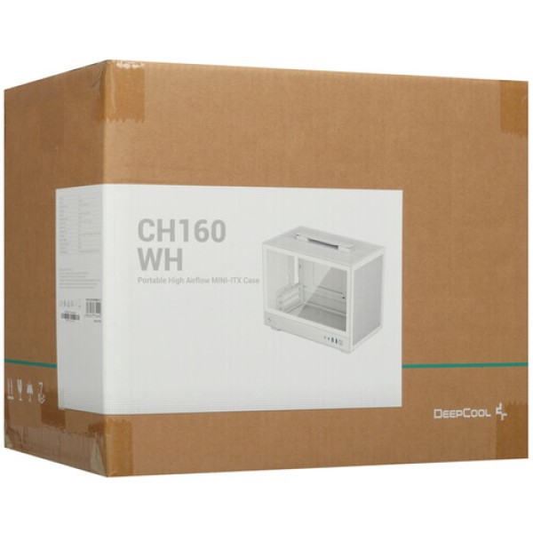 Корпус DEEPCOOL CH160 [R-CH160-WHNGI0-G-1] белый