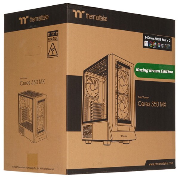 Корпус Thermaltake Ceres 350 MX Racing Green [CA-1Z3-00MCWN-00] зеленый