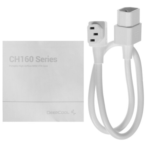 Корпус DEEPCOOL CH160 [R-CH160-WHNGI0-G-1] белый