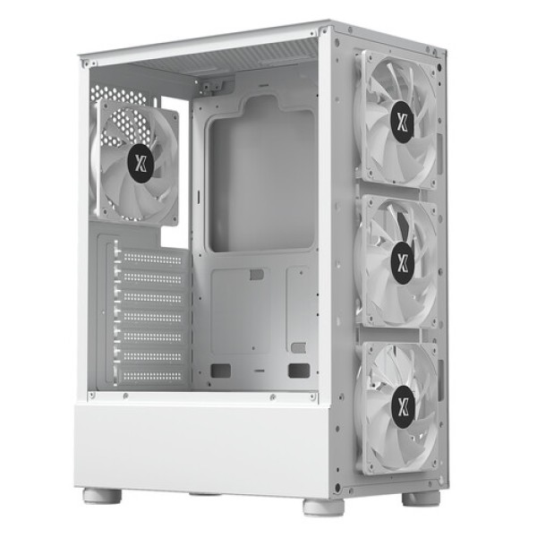 Корпус XASTRA A302 [A302-WH-FC120FRGB-4F-GL] белый