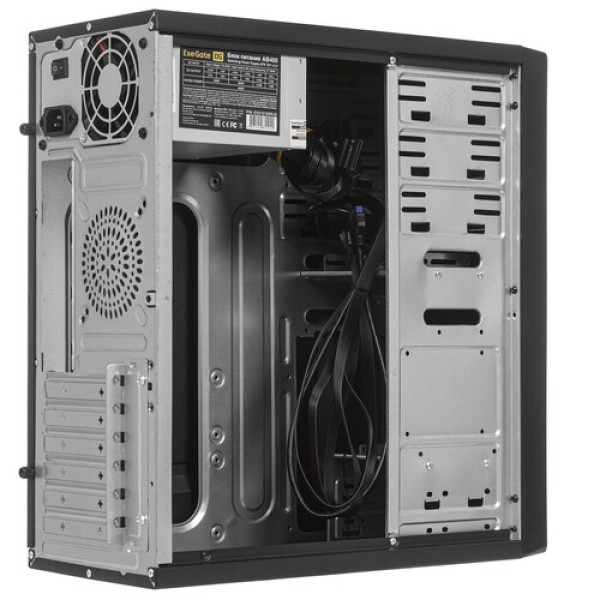 Корпус ExeGate CP-606U-AB400 [EX292995RUS] черный