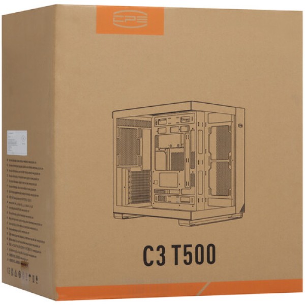 Корпус PCCooler C3 T500 WH [C3-T500WHD0-GL] белый