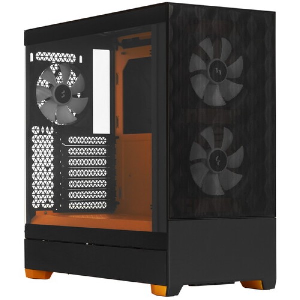 Корпус Fractal Design Pop Air RGB Orange [FD-C-POR1A-05] черный