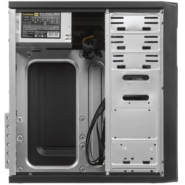Корпус ExeGate CP-606U-AB400 [EX292995RUS] черный