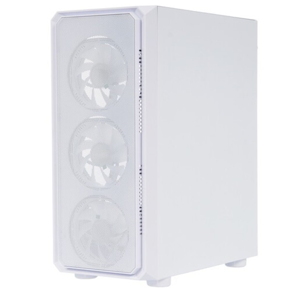 Корпус BaseTech eXtreme GFX-03 [BT-GFX-03W-MESH-4F-RGB] белый