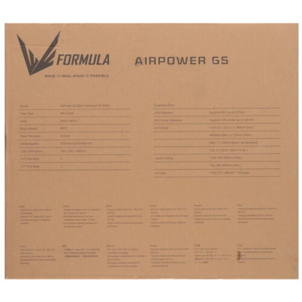Корпус Formula Air Power G5 [AIR POWER G5 W] белый
