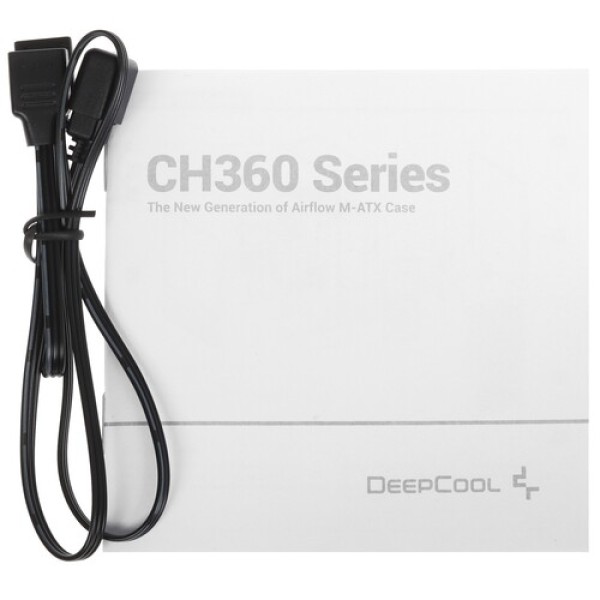 Корпус DEEPCOOL CH360 [R-CH360-WHAPE3-G-1] белый