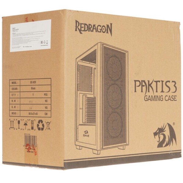 Корпус Redragon Paktis3 [72059] черный