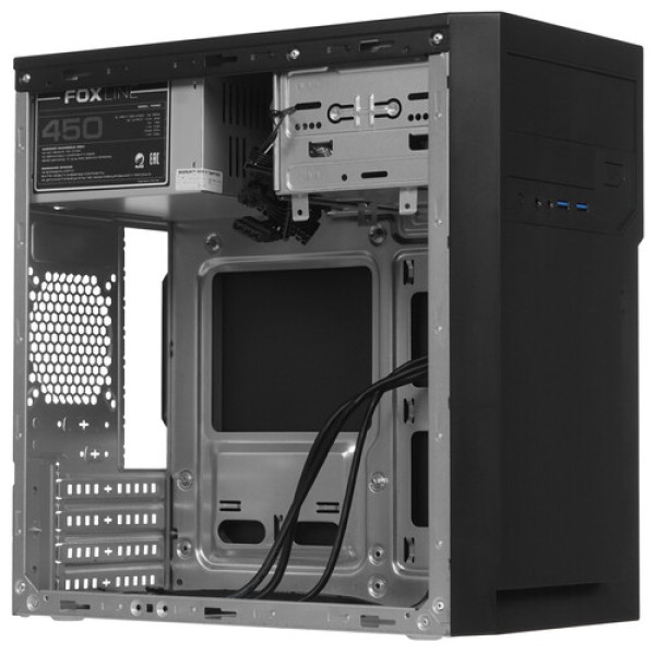 Корпус Foxline FL-702 [FL-702-FZ450-U32] черный