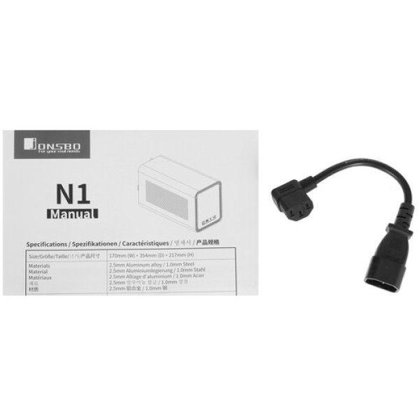 Корпус JONSBO N1 [N1Gray] серебристый