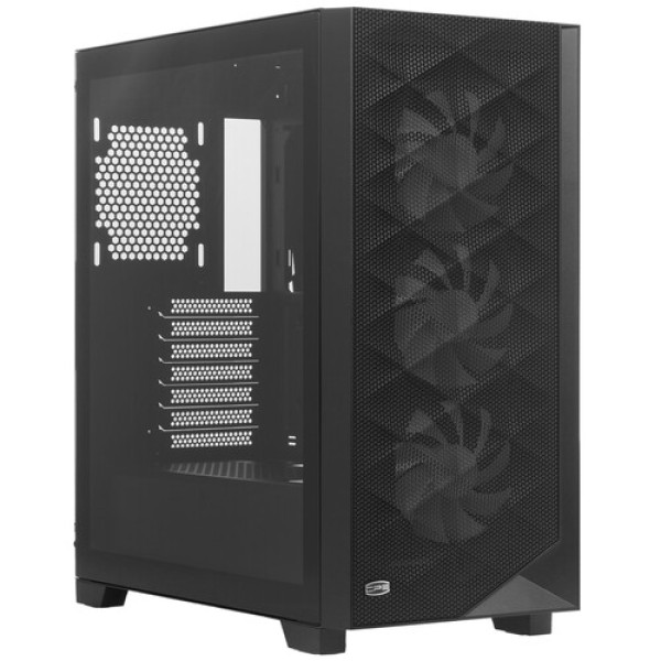 Корпус PCCooler C3D510 BK ARGB [C3D510-BKP3-GL] черный