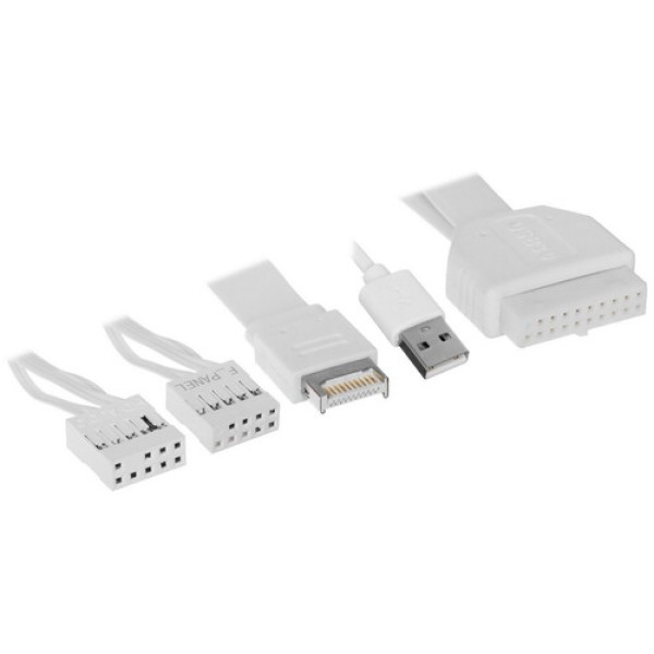 Корпус DEEPCOOL CH170 DIGITAL WH [R-CH170-WHNPI0D-G-1] белый