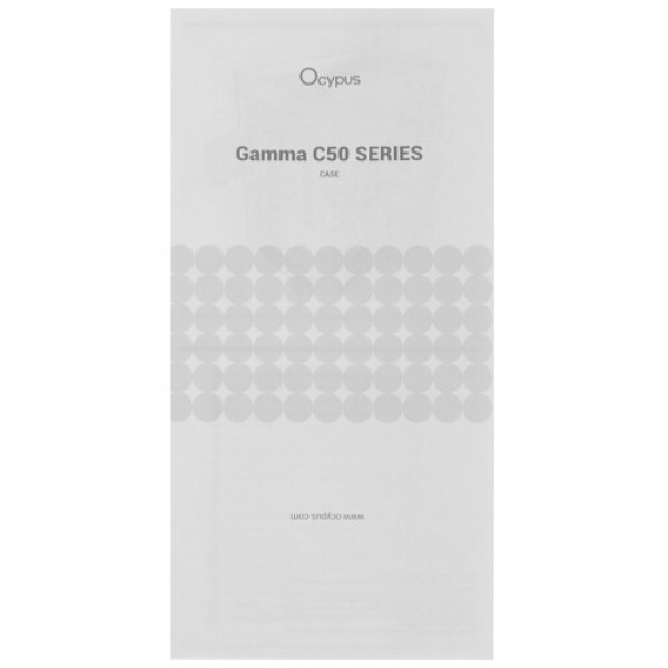 Корпус Ocypus Gamma C50 [Gamma-C50-BKG000XX-GL] черный