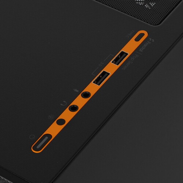 Корпус Fractal Design Pop Air RGB Orange [FD-C-POR1A-05] черный