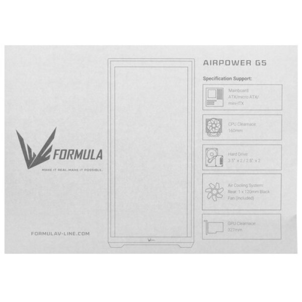 Корпус Formula Air Power G5 [AIR POWER G5 W] белый