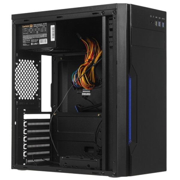 Корпус ExeGate XP-333U-XP400 [EX283077RUS] черный