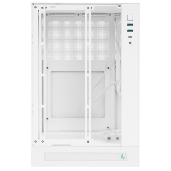 Корпус DEEPCOOL CH170 DIGITAL WH [R-CH170-WHNPI0D-G-1] белый