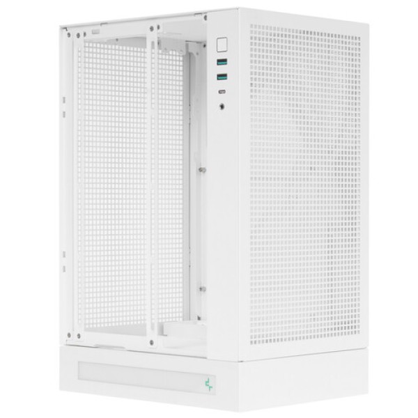 Корпус DEEPCOOL CH170 DIGITAL WH [R-CH170-WHNPI0D-G-1] белый