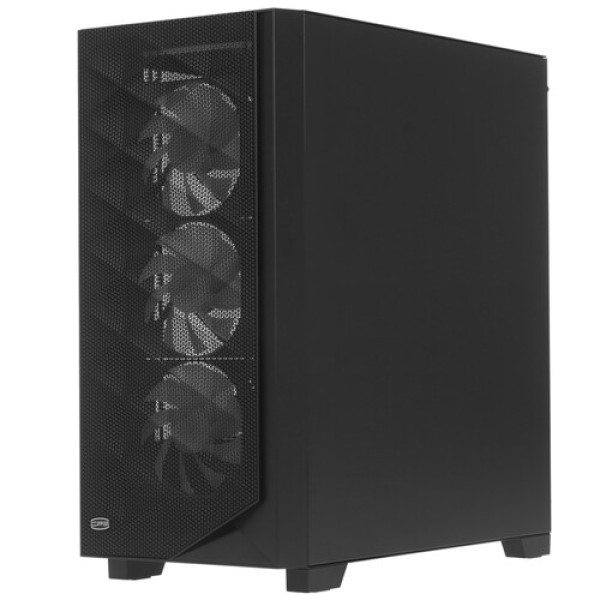 Корпус PCCooler C3D510 BK ARGB [C3D510-BKP3-GL] черный