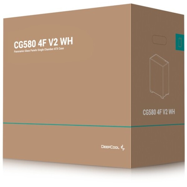 Корпус DEEPCOOL CG580 4F V2 [R-CG580-WHADA4-G-2] белый
