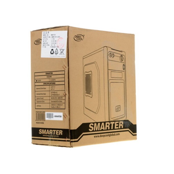Корпус DEEPCOOL Smarter [DP-MATX-SMTR] черный