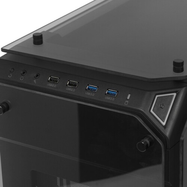 Корпус Thermaltake View 71 Tempered Glass RGB [CA-1I7-00F1WN-01] черный