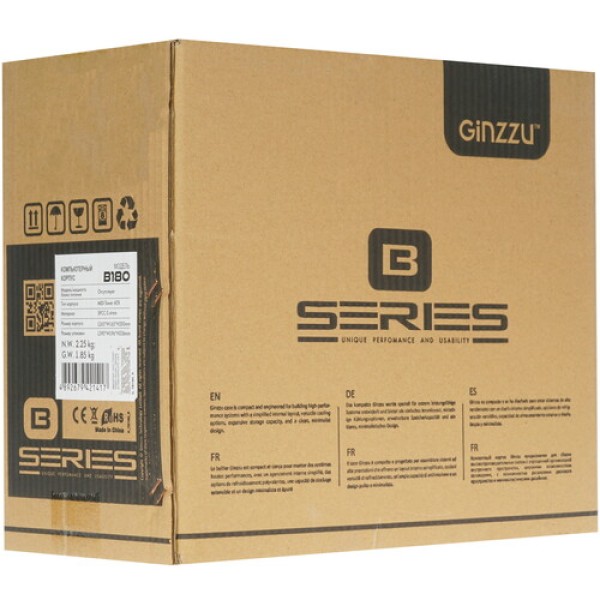 Корпус GiNZZU B180 черный