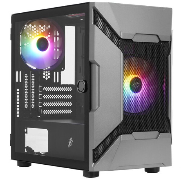 Корпус 1STPLAYER D3-A [D3-A-BK-2G6P] черный