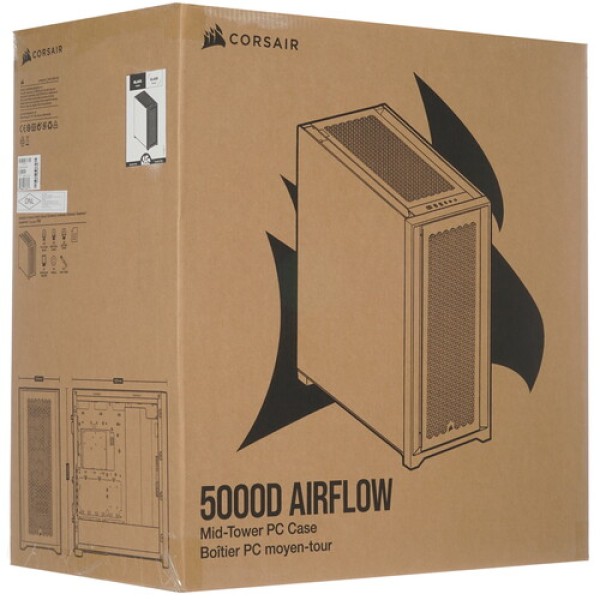 Корпус Corsair 5000D AIRFLOW [CC-9011210-WW] черный