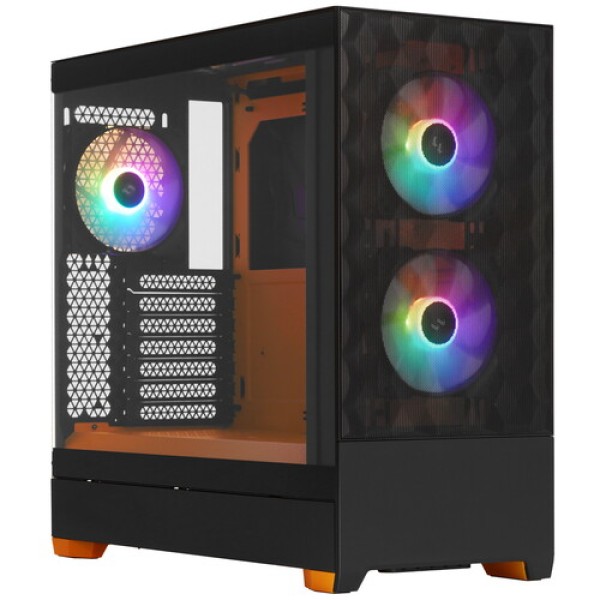 Корпус Fractal Design Pop Air RGB Orange [FD-C-POR1A-05] черный
