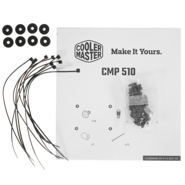 Корпус Cooler Master CMP 510 ARGB [CP510-KGNN-S00] черный