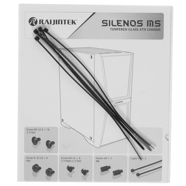 Корпус RAIJINTEK SILENOS MS PRO [0R20B00207] белый