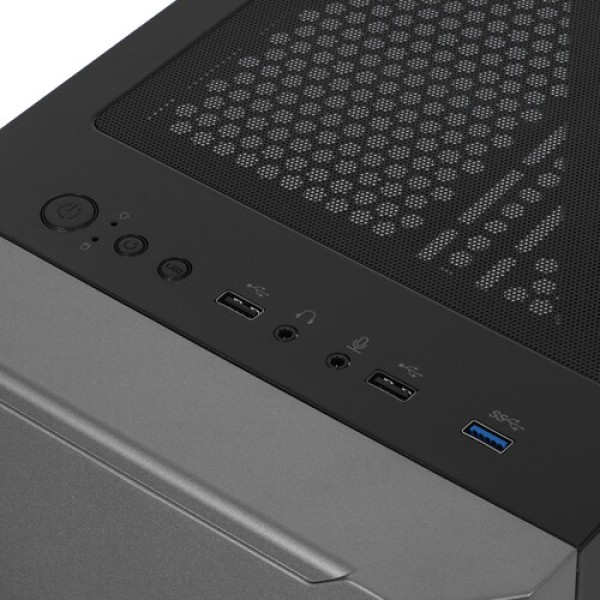 Корпус 1STPLAYER D3-A [D3-A-BK-2G6P] черный