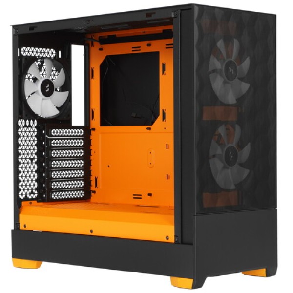 Корпус Fractal Design Pop Air RGB Orange [FD-C-POR1A-05] черный