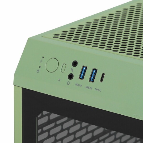 Корпус Thermaltake The Tower 200 Matcha Green [CA-1X9-00SEWN-00] зеленый