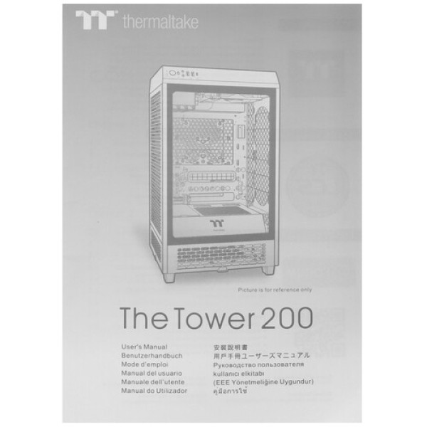Корпус Thermaltake The Tower 200 Matcha Green [CA-1X9-00SEWN-00] зеленый