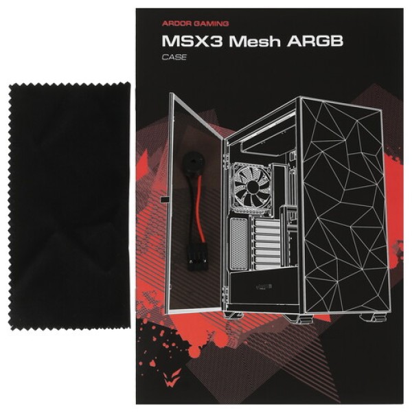 Корпус ARDOR GAMING MSX3 Mesh BG ARGB черный