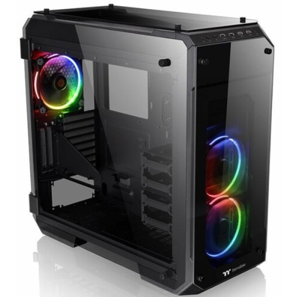 Корпус Thermaltake View 71 Tempered Glass RGB [CA-1I7-00F1WN-01] черный