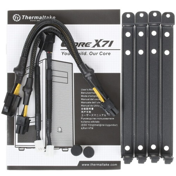 Корпус Thermaltake Core X71 TG CA-1F8-00M1WN-02 черный