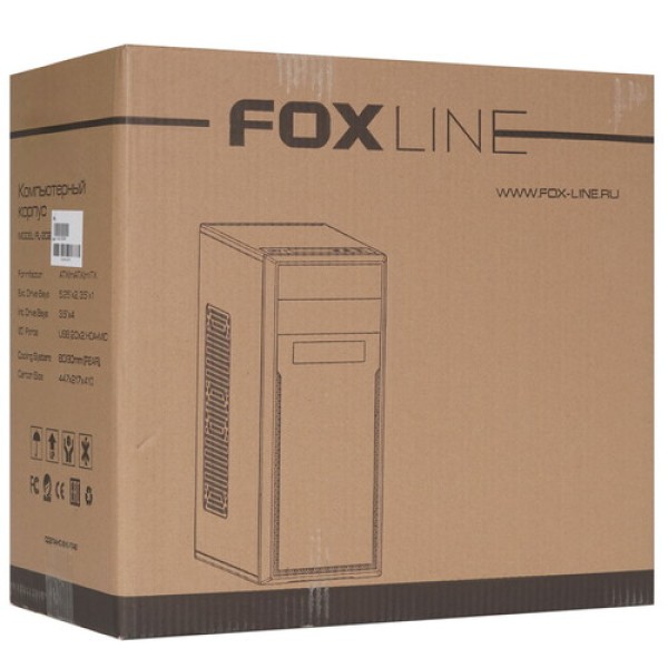 Корпус Foxline FL-302 черный