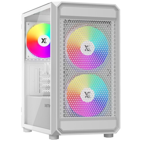 Корпус XASTRA A303M 3ARGB WH [A303M-2FC14A-1FC12A-D-WH] белый