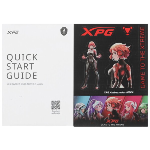 Корпус ADATA XPG INVADER X [INVADERXMTWOF-BKCWW] черный