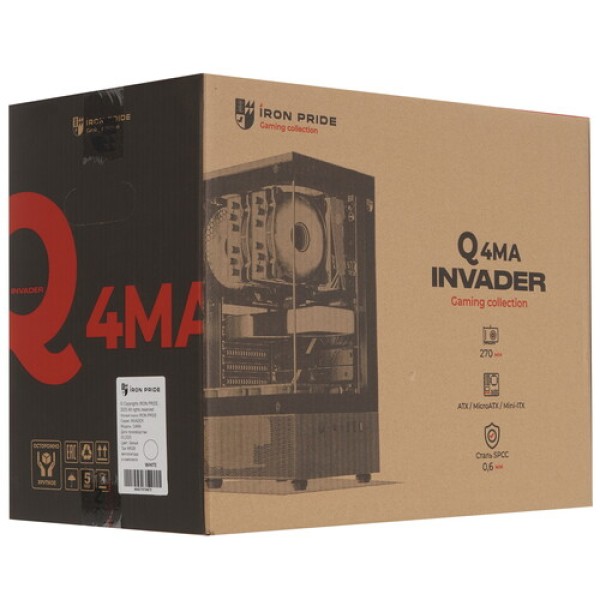 Корпус Iron Pride INVADER Q4MA [УФ-00002599] белый